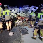 Un hombre queda inconsciente tras sufrir un accidente con una autocaravana en la A-33, en Abarán