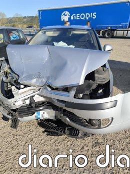 Una colisión en cadena en la A-62 a su paso por Cabezón de Pisuerga (Valladolid) deja varios heridos