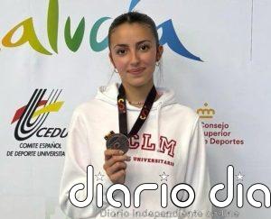 Una estudiante de la UCLM logra el bronce en el Campeonato de España Universitario de esgrima