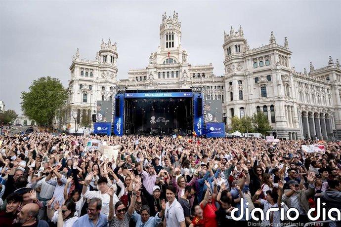 Unas 85.000 personas celebran la IV Fiesta de la Resurrección en Cibeles: "La fe está viviendo un momento de impulso"