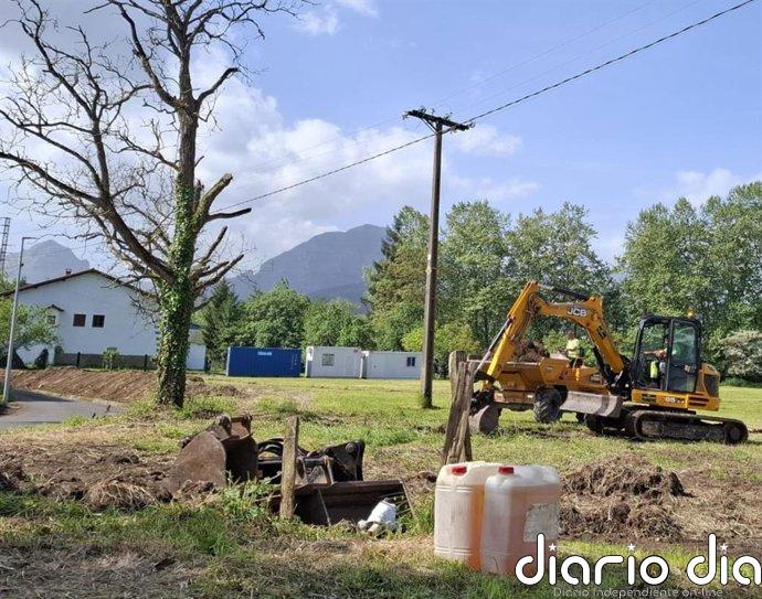 URA inicia obras de defensa contra inundaciones del Ibaizabal en Abadiño con 2 millones de inversión