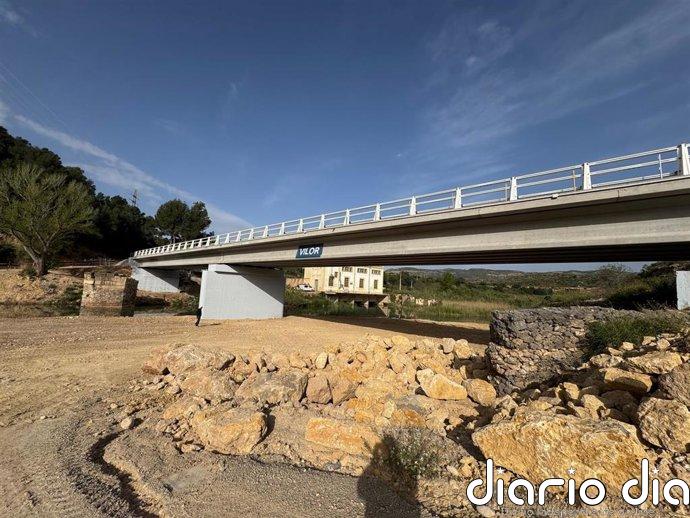 Valencia.- La Generalitat afronta la fase final de la reconstrucción del puente sobre el río Turia en Bugarra