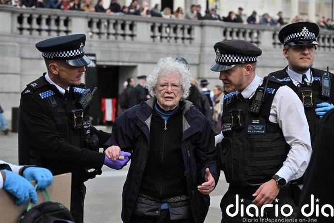 Varios detenidos en Londres en una protesta para exigir la legalización de la ONG Palestine Action