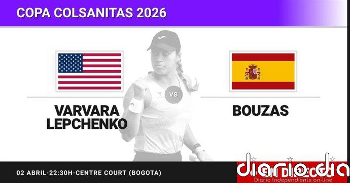 Varvara Lepchenko - Jessica Bouzas Maneiro, en directo hoy: sigue el partido de Copa Colsanitas