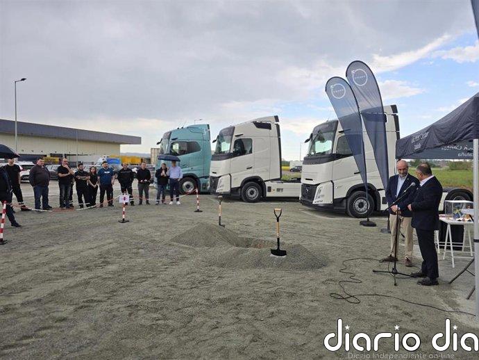 Volvo Trucks inicia las obras de sus nuevas instalaciones en Bescanó (Girona)