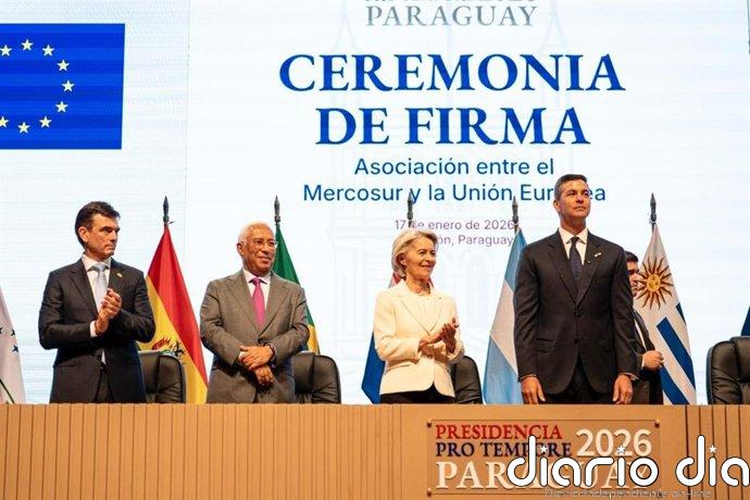 Von der Leyen destaca los beneficios del acuerdo con Mercosur antes de su entrada en vigor este 1 de mayo
