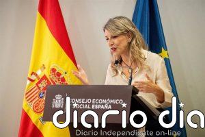 Yolanda Díaz avisa que "no hay nada más caro que la pobreza" y dice que combatirla "genera riqueza"