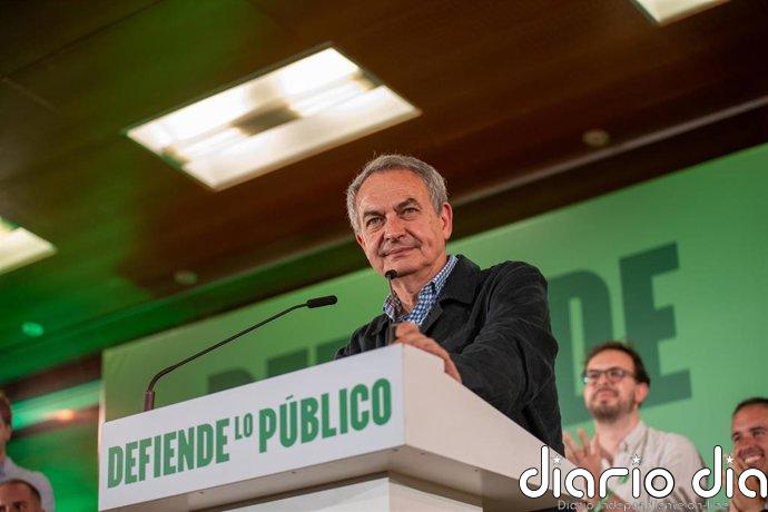 Zapatero reivindica la "convicción y dignidad" de Montero para liderar Andalucía frente a la política "de performance"