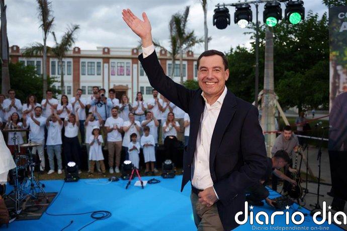 17M.- Moreno pide llenar las urnas de votos al PP-A, única "opción de estabilidad": "No juguemos con las cosas de comer"