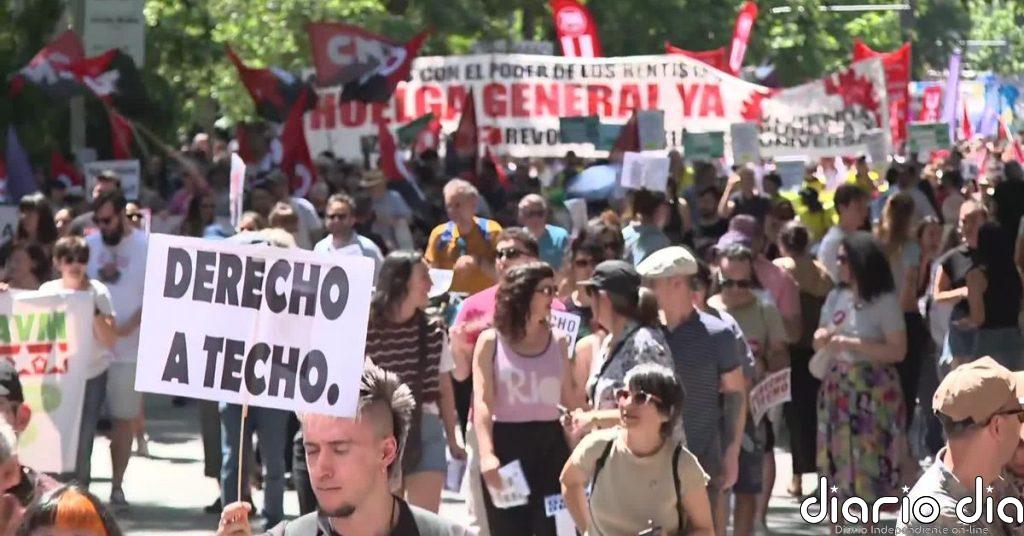 23.000 personas piden en Madrid medidas urgentes sobre vivienda