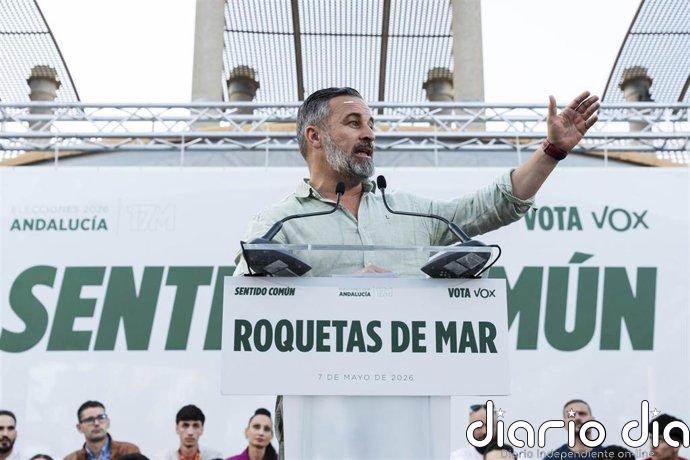 Abascal: "Lo que nos jugamos el 17M es si Juanma Moreno sigue sentado en su sillón o le apretamos las tuercas"