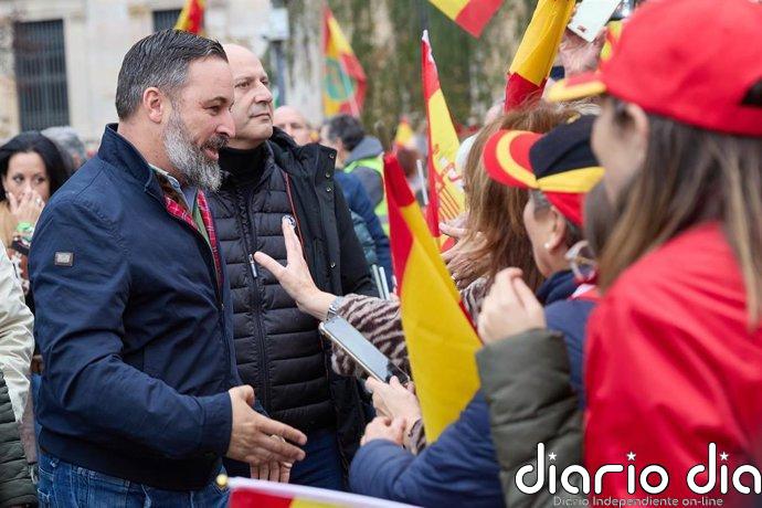 Abascal se suma el sábado a la marcha de Sociedad Civil Española para pedir la dimisión de Sánchez