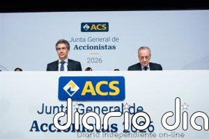 ACS mantiene su objetivo de repartir el 65% del beneficio en dividendos y se abre a cotizar en Estados Unidos