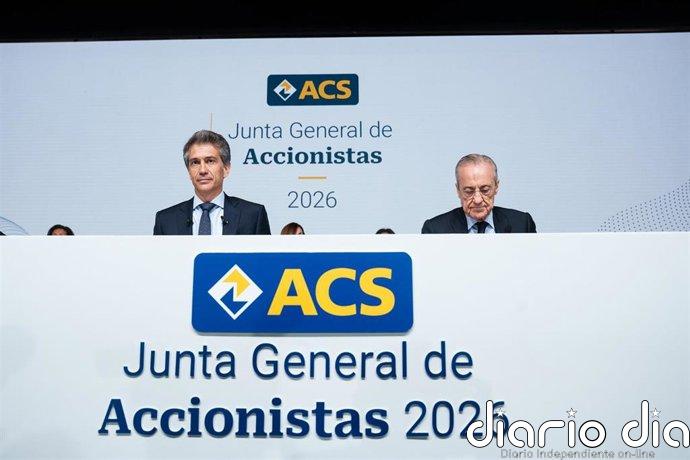 ACS mantiene su objetivo de repartir el 65% del beneficio en dividendos y se abre a cotizar en Estados Unidos