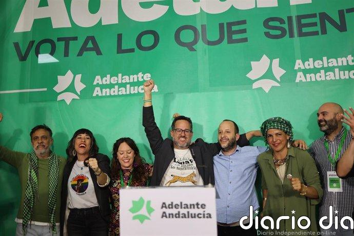 Adelante Andalucía irá a las generales en solitario: "Subimos por independencia de la izquierda que está en el Gobierno"