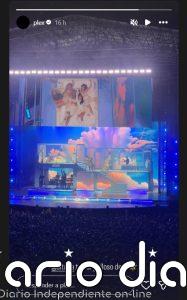 Aitana abre en Almería su 'Cuarto Azul World Tour' con Plex, in situ, 'orgulloso' de ella