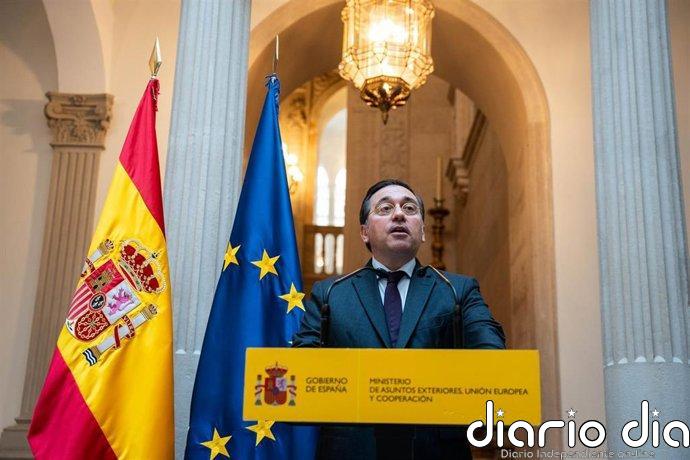 Albares afirma que el español detenido en la flotilla desembarca en Israel este sábado