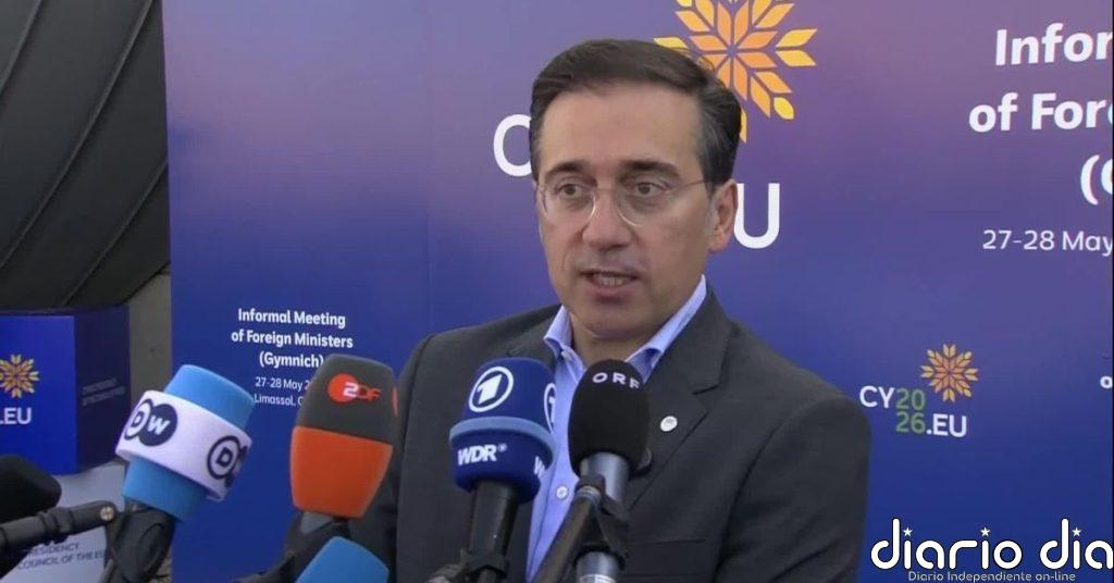 Albares insiste en la importancia de que Europa “hable con una sola voz” con Rusia