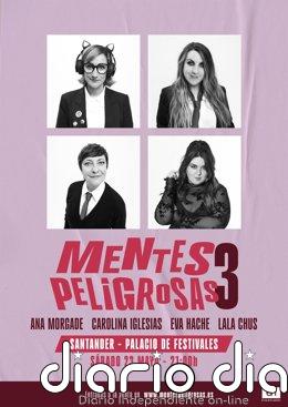 Ana Morgade, Carolina Iglesias, Eva Hache y Lala Chus llevarán su humor el sábado al Palacio de Festivales