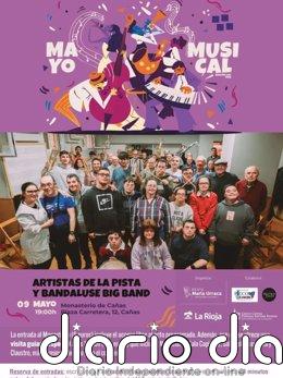 'Artistas de la Pista' y 'Bandaluse Big Band' ofrecen este sábado un concierto en la Abadía Cañas