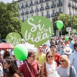 Asociaciones provida se manifiestan en Madrid contra el blindaje del aborto y piden "que se deroguen las leyes antivida"