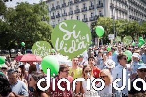 Asociaciones provida se manifiestan en Madrid contra el blindaje del aborto y piden "que se deroguen las leyes antivida"