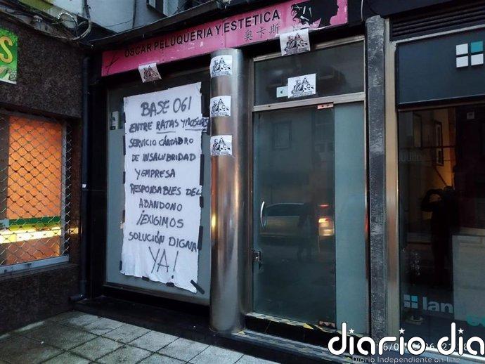 Autransa clausura la base del 061 en la calle Cervantes de Santander tras denunciarse la presencia de plagas
