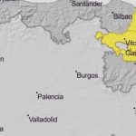 Avisos por lluvias y tormentas este domingo en Treviño (Burgos)