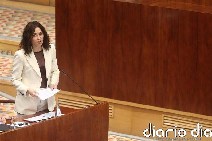 Ayuso carga contra las "monsergas" del PSOE: "Se está juzgando la corrupción y Zapatero es el padrino de sanchismo"
