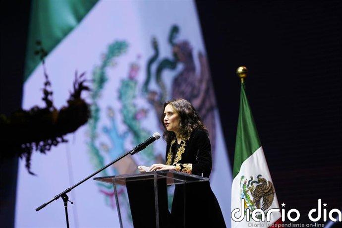Ayuso reivindica los "cinco siglos de mestizaje" entre España y México: "Que la libertad nunca tenga que pedir perdón"