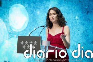 Ayuso ve a Sánchez como "el uno" de la corrupción y denuncia una "deriva" y "decadencia" institucional