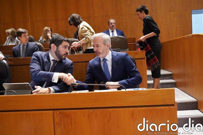 Azcón defiende la concertación del Bachillerato y recuerda que el PSOE lo ha aprobado en otras comunidades