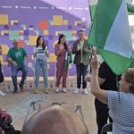 Belarra llama a votar frente "al modelo de los ricos" del PP: "La mejor creación de Susana Díaz es Juanma Moreno"