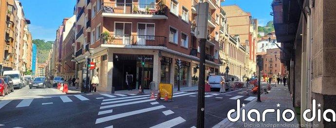 Bilbao inicia la tercera fase de las obras de reurbanización de la calle Tiboli, con 3,2 millones de presupuesto