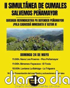 Bimenes, Laviana, Nava y Piloña se movilizan este domingo en defensa del entorno natural de Peñamayor