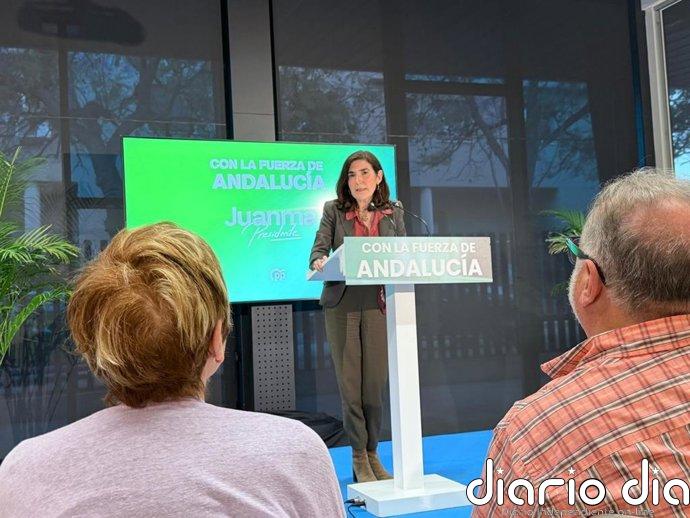 Blanco destaca el empleo femenino en Andalucía con Moreno: "Ha sido y seguirá siendo la legislatura de las mujeres"