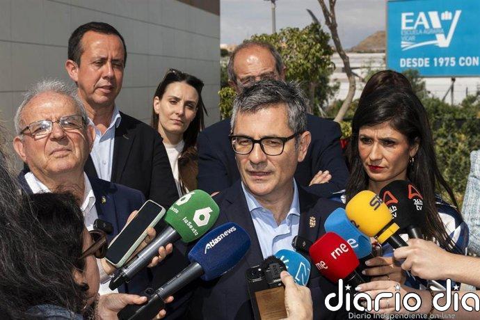 Bolaños defiende su derecho a criticar a Peinado y niega que suponga "presión" hacia el juez