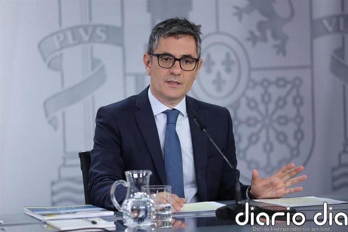 Bolaños dice no tener una "bola de cristal" para saber si Iván Redondo volverá a Moncloa: su prioridad es su empresa