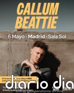 Callum Beattie aterriza esta semana en Madrid para presentar en directo su disco 'INDI'