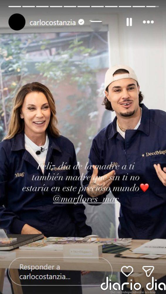 Carlo Costanzia no se olvida de Mar Flores en un Día de la Madre protagonizado por su amor por Alejandra Rubio
