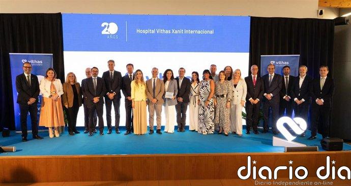 Celebran el 20 aniversario del Hospital Vithas Xanit Internacional