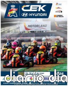 Cerca de 200 pilotos competirán en Motorland Aragón por el título del Campeonato de España de Karting CEK Hyundai