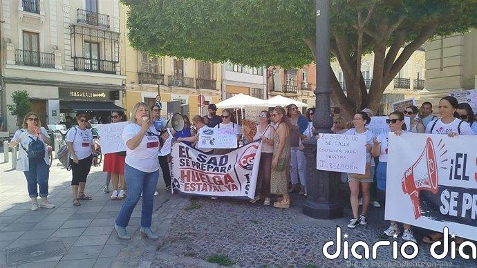 CGT-A valora la participación en las movilizaciones en defensa de los derechos del Servicio de Atención Domiciliaria