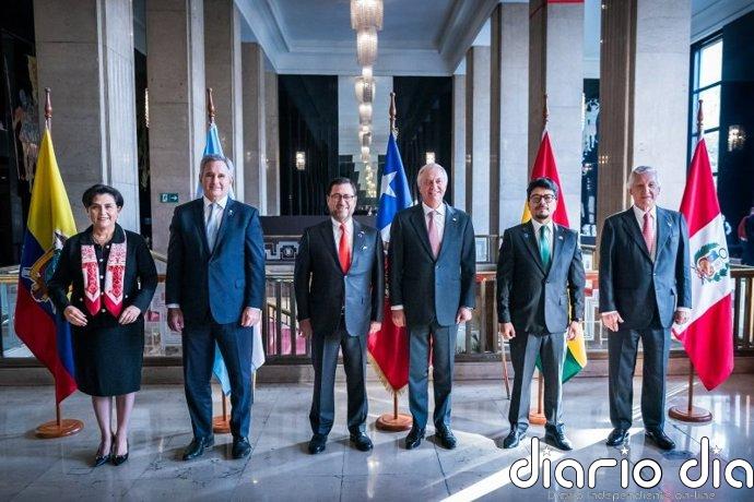 Chile, Argentina, Bolivia, Ecuador y Perú acuerdan elaborar un plan acción conjunto contra el crimen organizado