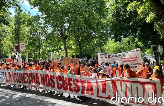 Cientos de personas toman las calles de Madrid en defensa de una vivienda "digna" y frente a los "ataques del rentismo"