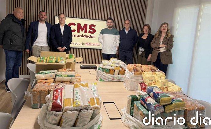 CMS Comunidades entrega al Banco de Alimentos de La Rioja 147 kilos