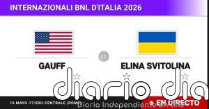 Coco Gauff - Elina Svitolina, en directo hoy: sigue el partido de Internazionali BNL d'Italia