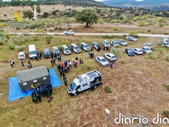 Comienza en Bohonal de Ibor una nueva batida de búsqueda de Rosalía Cáceres, desaparecida en 2020