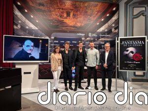 Daniel Diges y Rubén López presentan el desembarco en julio en Málaga del musical 'El fantasma de la ópera'