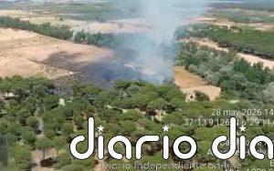 Declarado un incendio en el paraje La Pañuela de Almonte (Almonte)